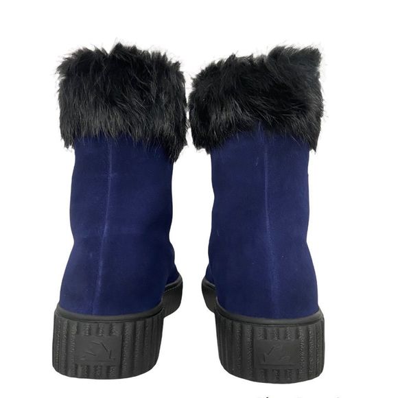 Pajar Navy Celia Suede Ankle Booties - Picture 6 of 9